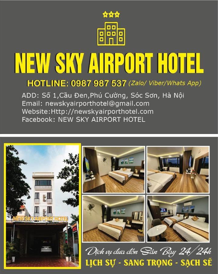 New Sky Airport Hotel Noi Bai Bagian luar foto
